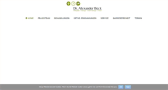 Desktop Screenshot of praxis-beck.info