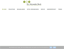 Tablet Screenshot of praxis-beck.info